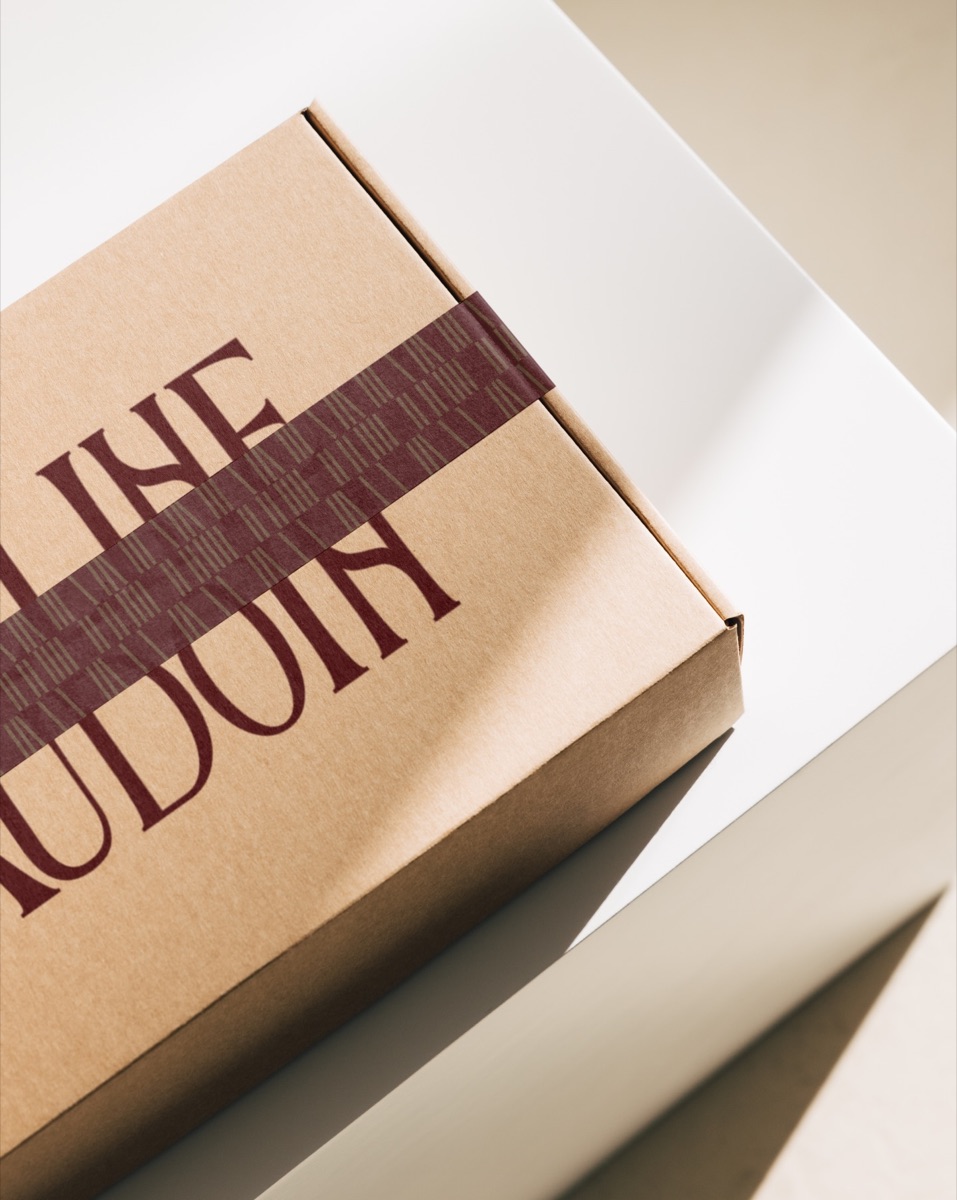 L'Atelier Céline Audoin — boîte kraft identité