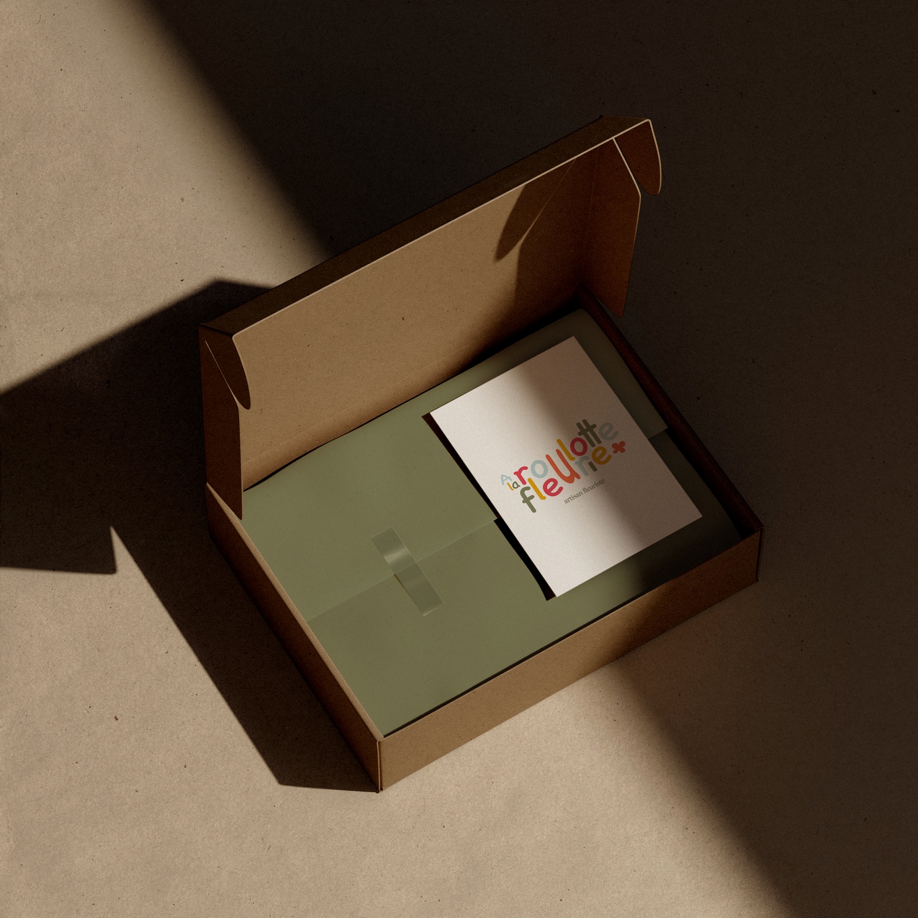 À la Roulotte Fleurie — carton cadeau